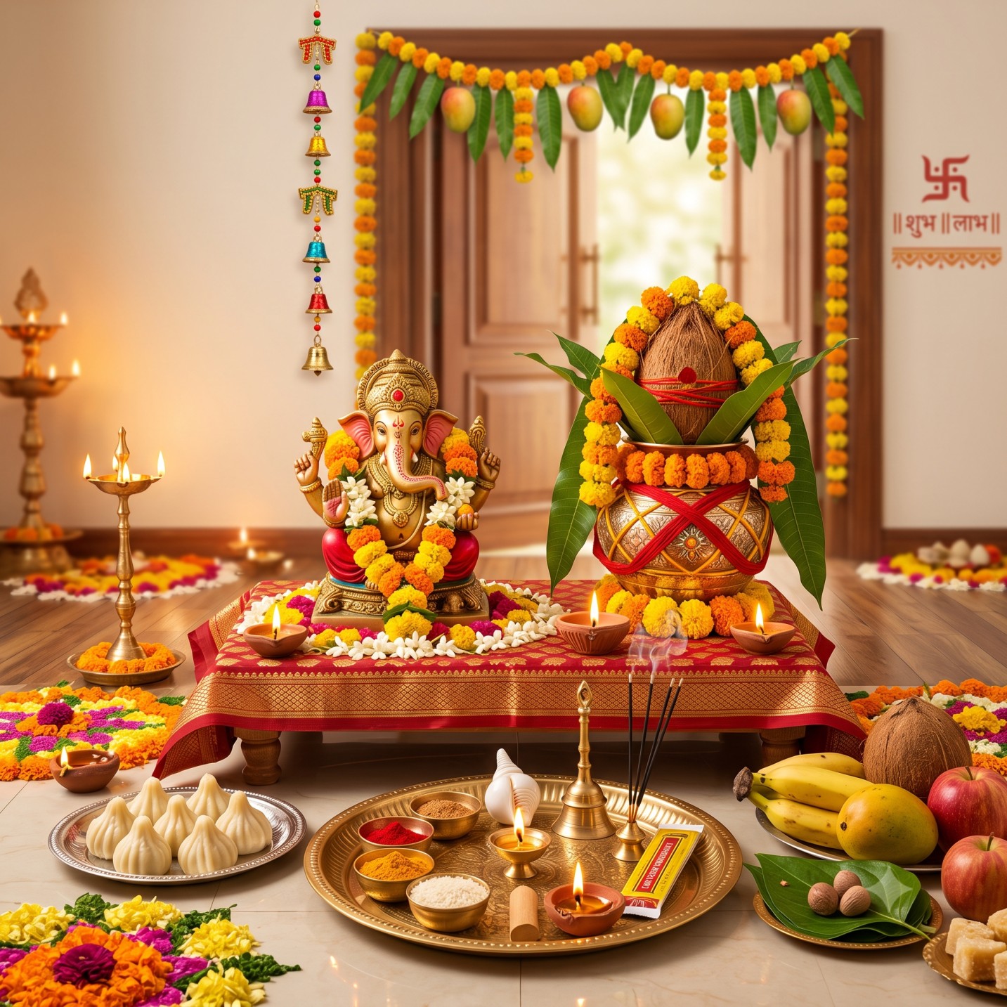 गृह प्रवेश पूजन सामग्री / Griha Pravesh Poojan Samagri