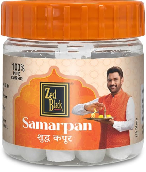 Zed Black Samarpan Camphor Tablet Kapoor (समर्पण शुद्ध कपूर टैबलेट) -100g